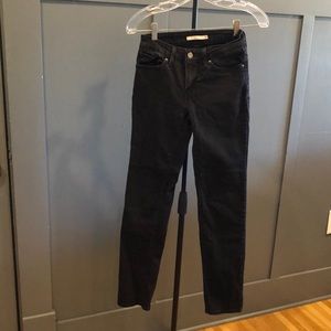 Levi’s 712 Slim - Black Jeans - 26 waist